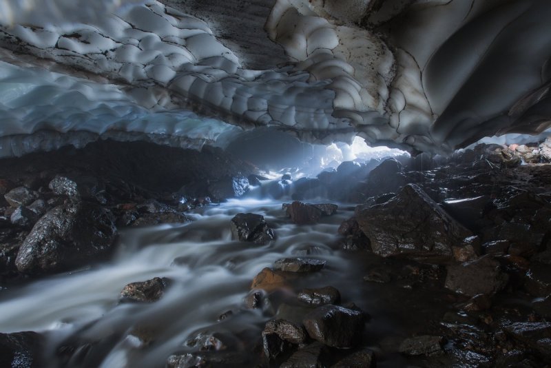Ледяная пещера Мутновский