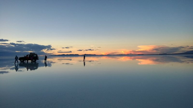 Озеро Уюни в Боливии