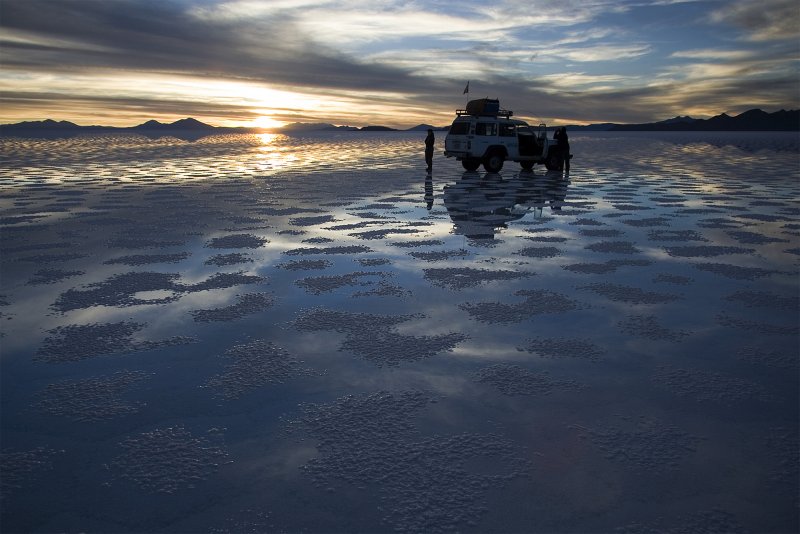 Боливия Салар де юни озеро