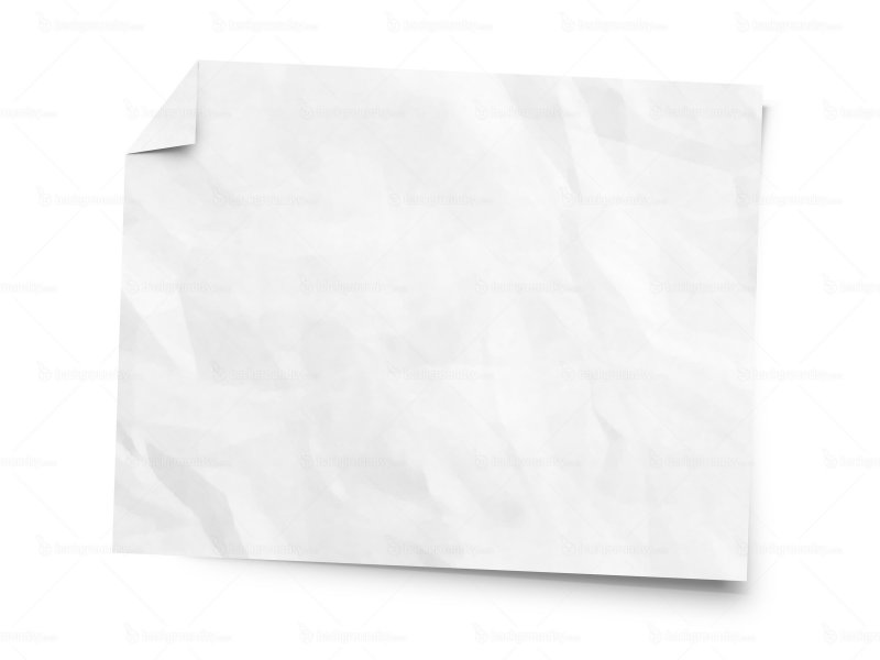 Кусок бумаги без фона