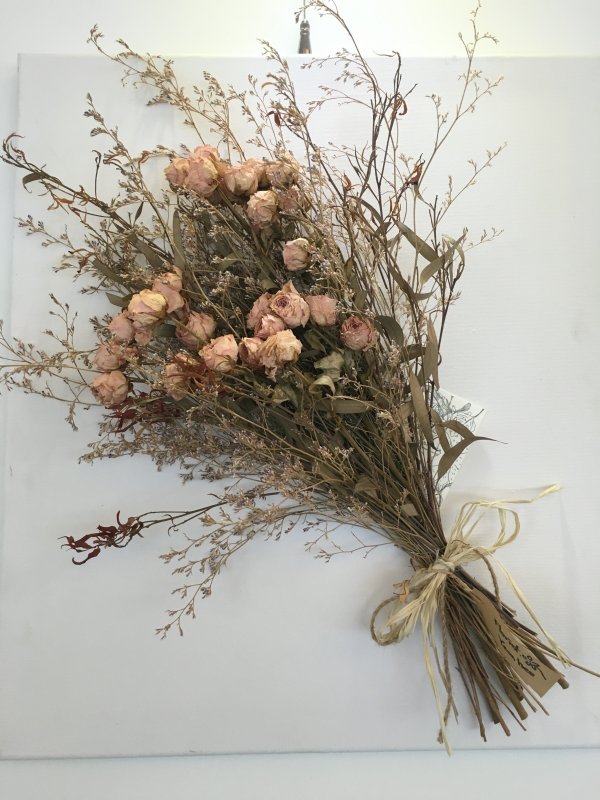 Флористическая композиция "букет" из засушенных растений