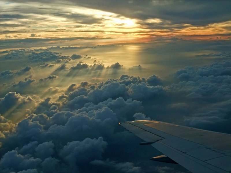 Небо вид с самолета