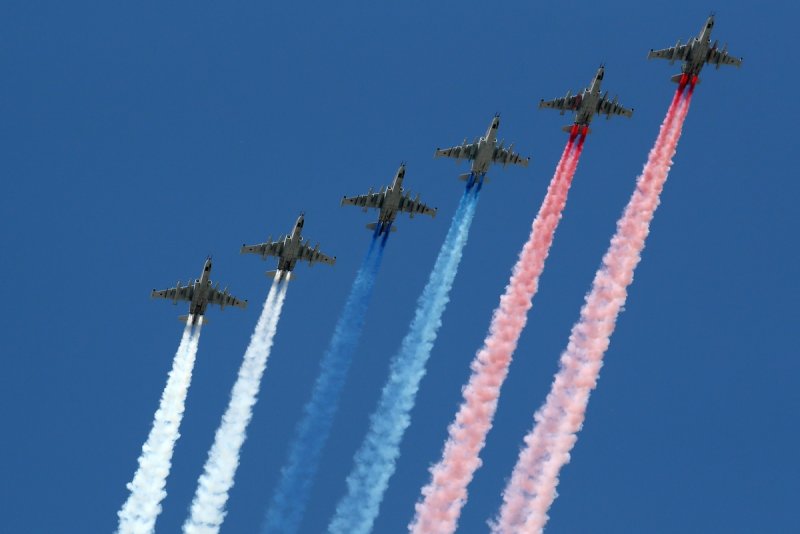 Военные самолёты России на параде