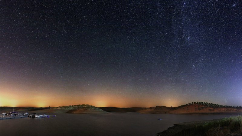 Звездное небо панорама