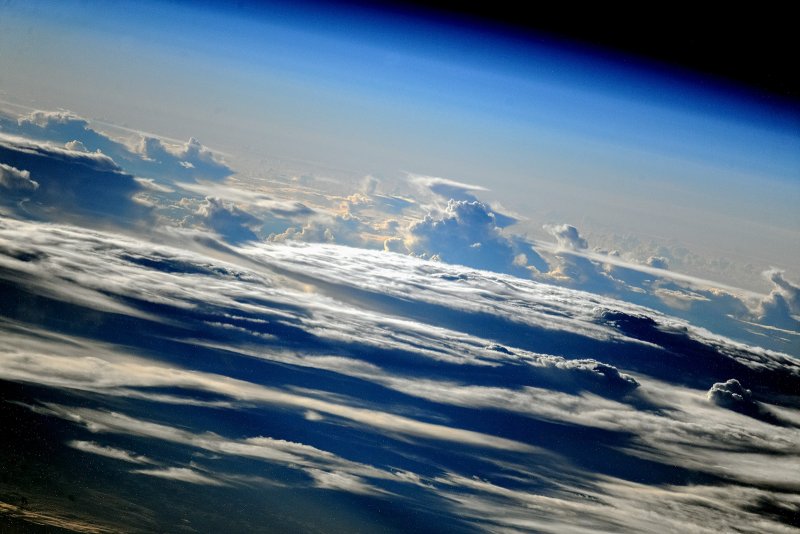 Фото Олега Артемьева из космоса