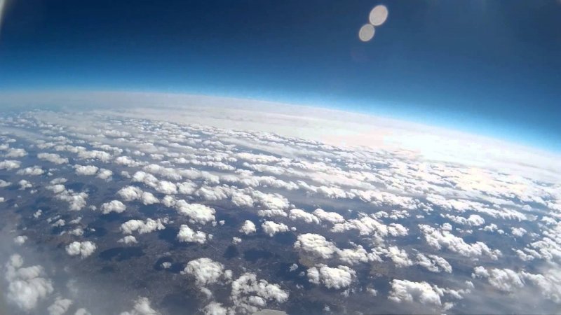 Облака вид с космоса