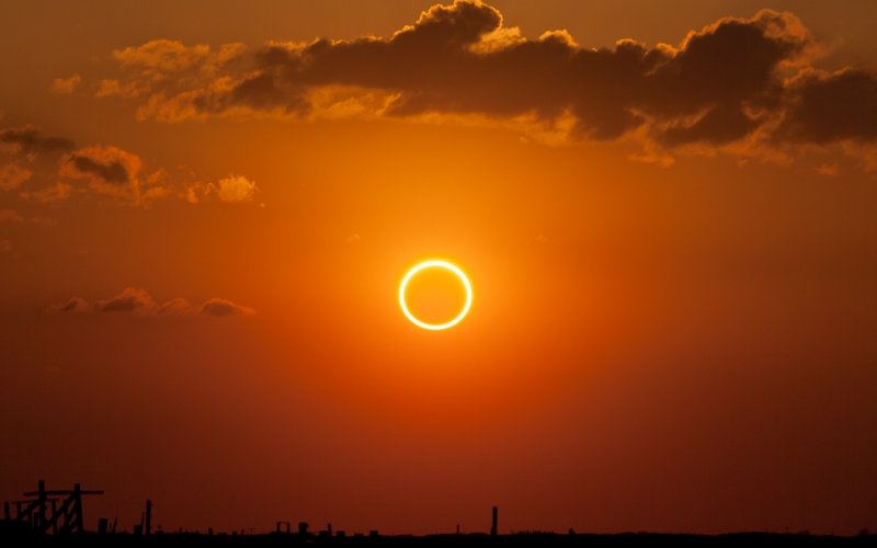 Солнечное затмение 2022 в Самаре