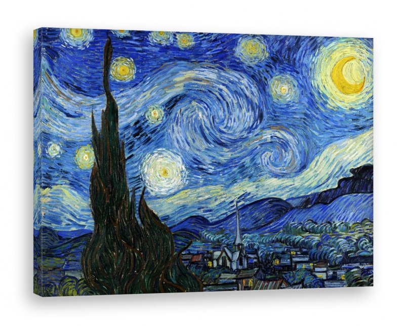 Звездная ночь Ван Гог 4к