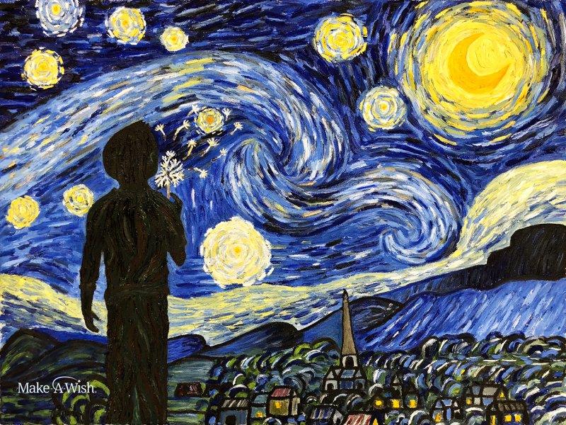 «Звёздная ночь» Ван Гог