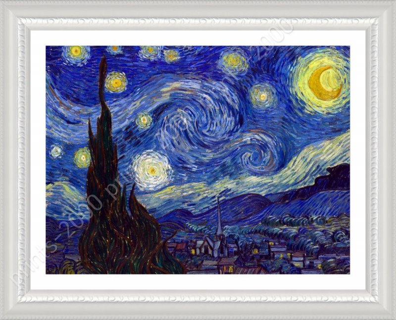 Звездная ночь Ван Гог 1889