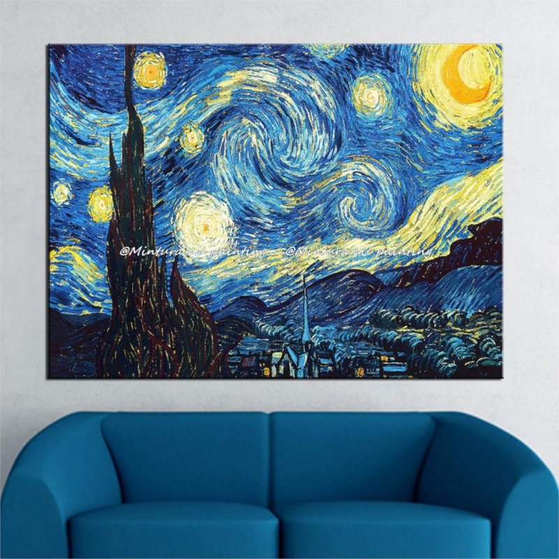 Ван Гог картины Звездная ночь подлинник