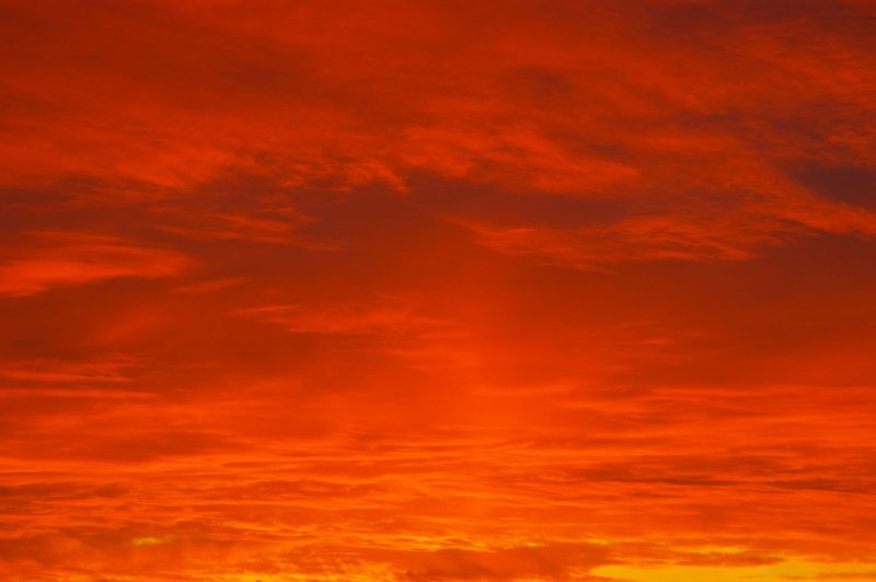Облако красно-оранжевое