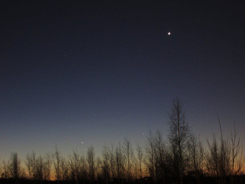 Венера после захода солнца