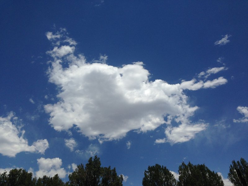 Облако в виде сердца
