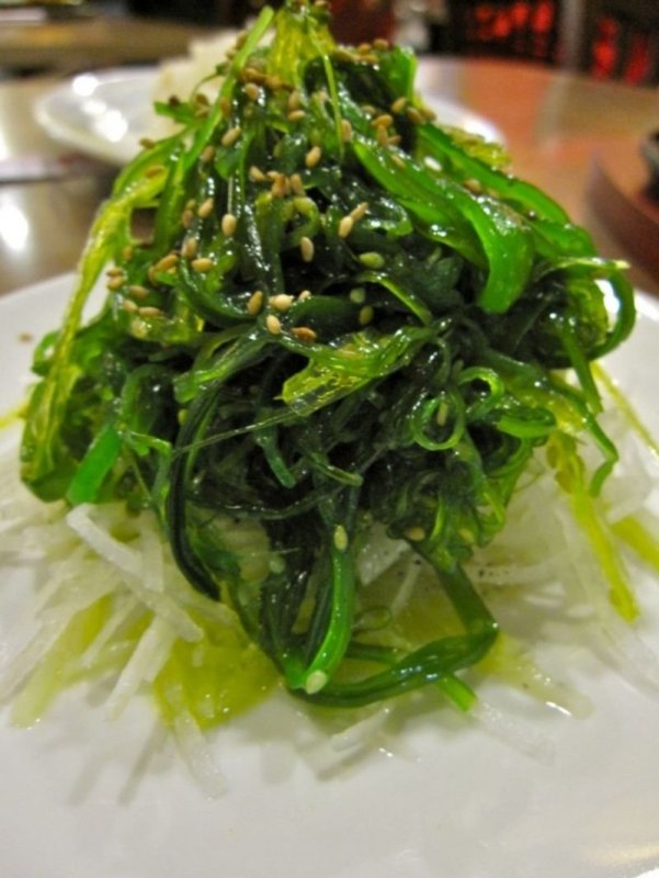 Корейский салат из водорослей