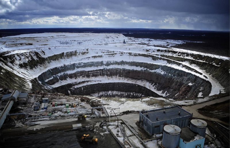 Рудник АЛРОСА В Якутии
