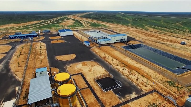 Рудник урана в Казахстане