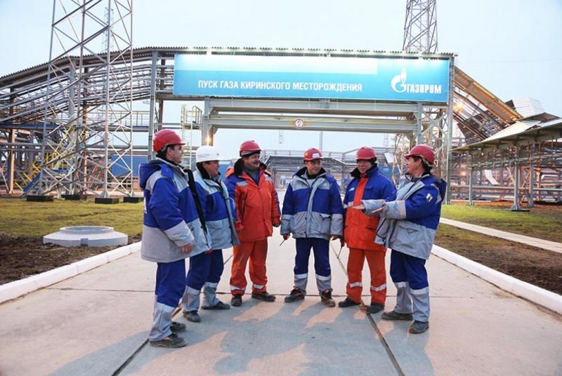Киринское месторождение Газпром