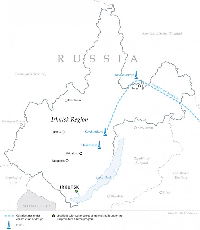 Ковыктинское газоконденсатное месторождение Иркутская область