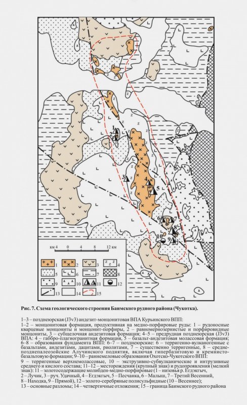 Баимского Рудного месторождения на карте.