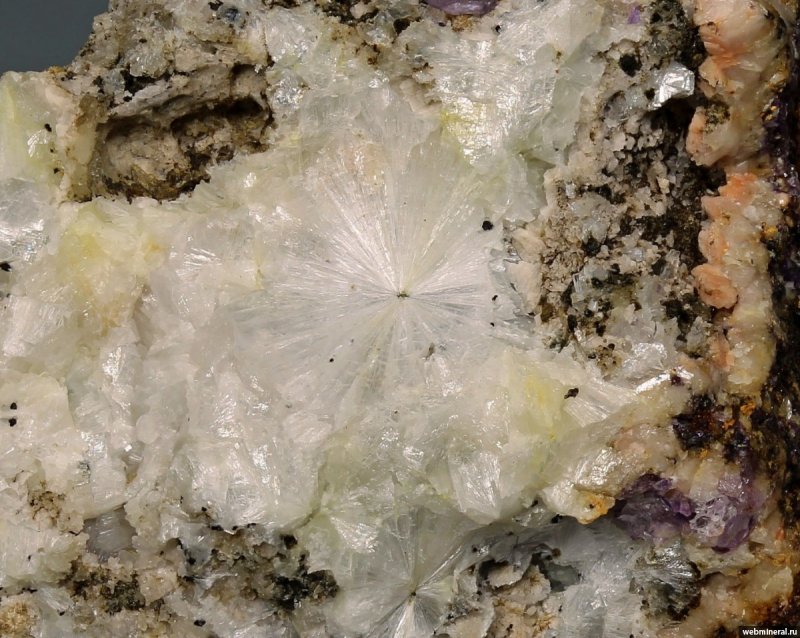 Минералы радиально лучистые минералы