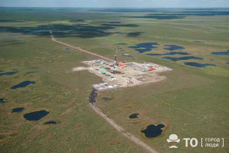 Кустовая площадка скважин Иркутская нефтяная