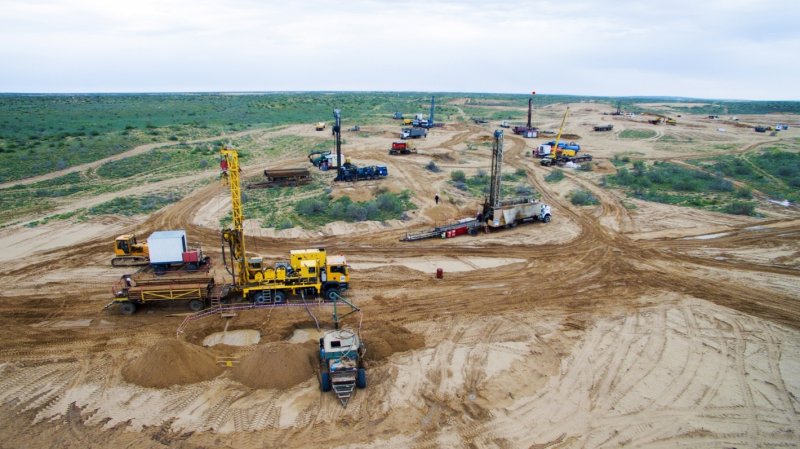 Рудник урана в Казахстане
