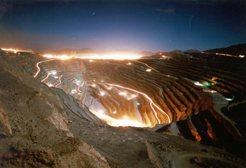Чили рудник Чукикамата