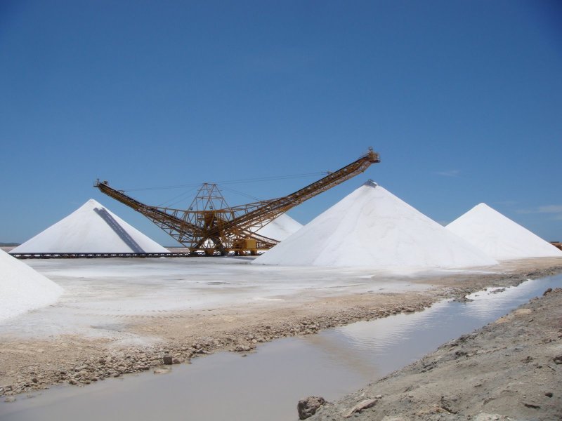 Добыча поваренной соли в России