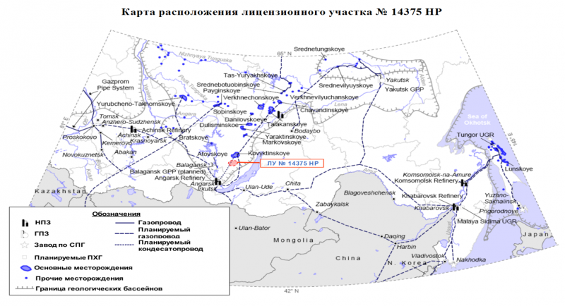 Месторождения нефти в Томской области карта
